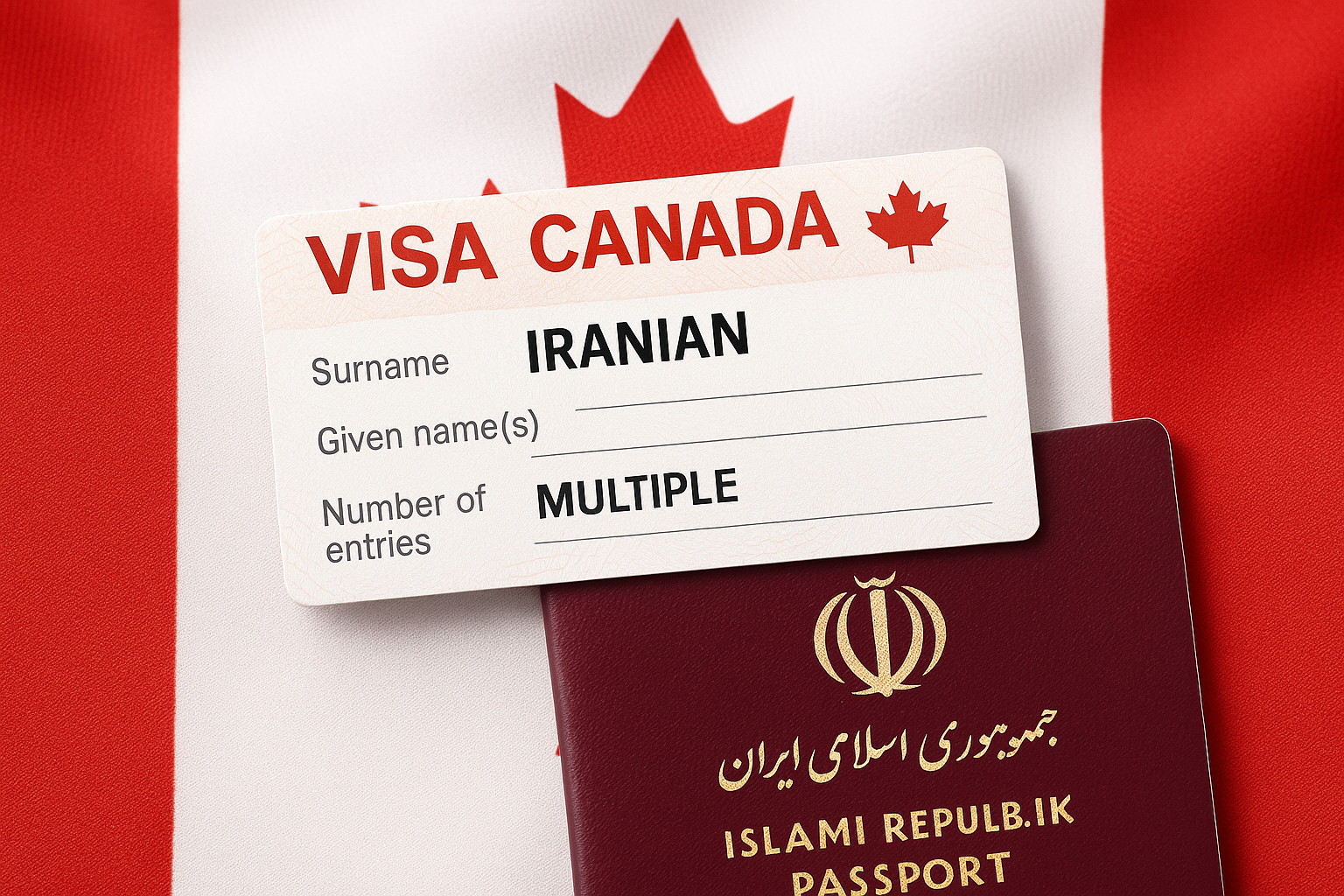 مدارک ویزای توریستی کانادا